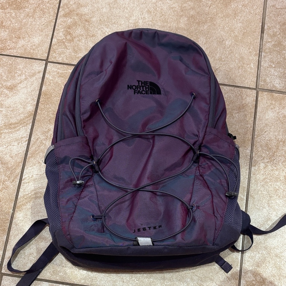 The North Face Backpack - Dark Purple and Black